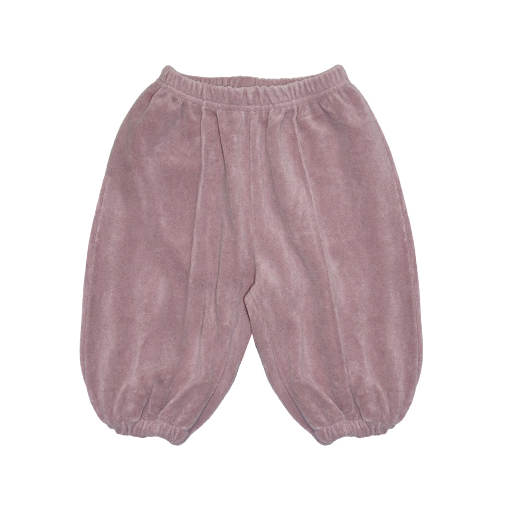 Velvet Baby Sweatpants Pink - La Gentile Store