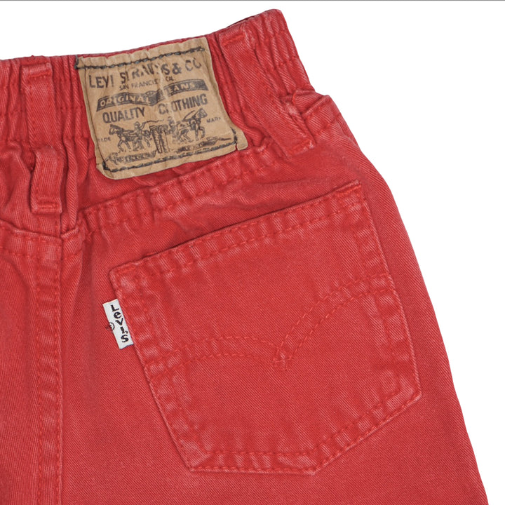 Vintage Baby Levi's Red 18M