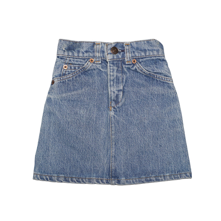 Vintage Levi's Jeans Skirt 3-4Y Orange Tab