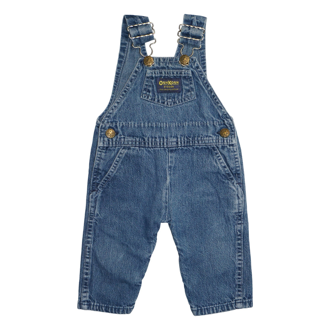 Vintage Oshkosh Denim Overalls 3-6M