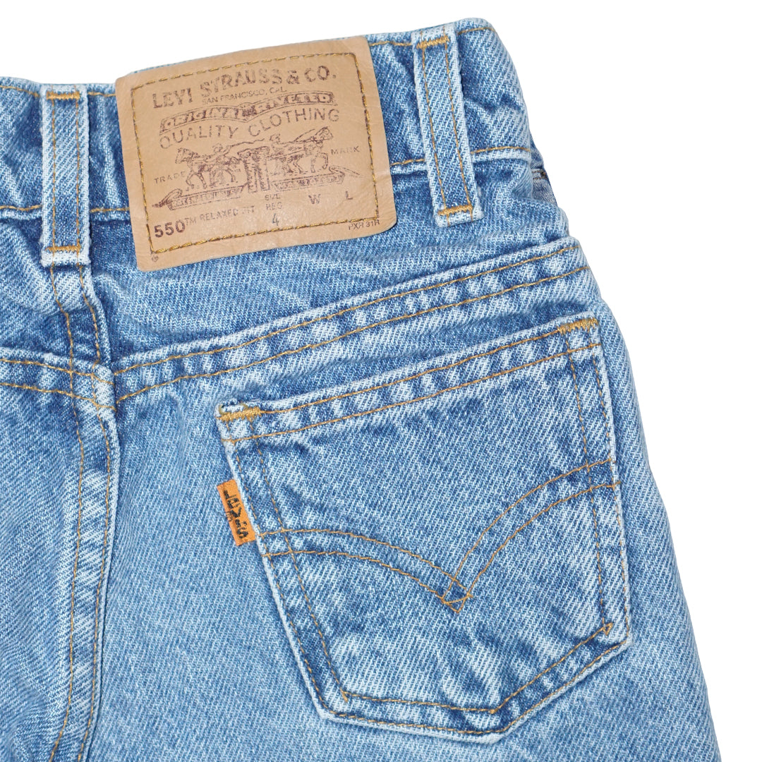 Vintage Levi's 550 Fit Jeans 4T Orange Tab