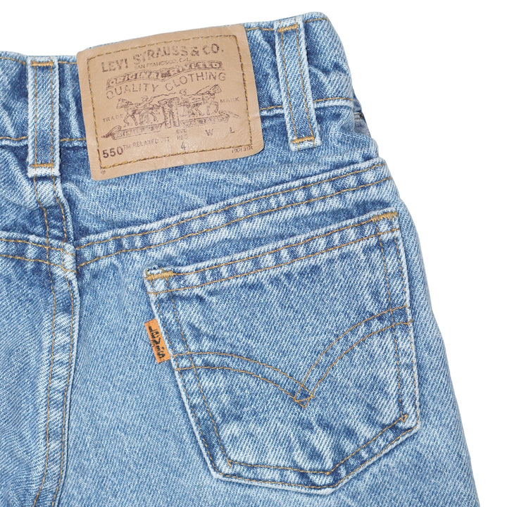 Vintage Levi's 550 Fit Jeans 4T Orange Tab