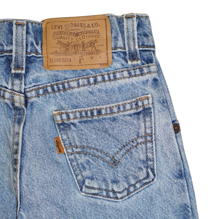 Vintage Levi's 550 Fit Jeans 4-6Y Orange Tab