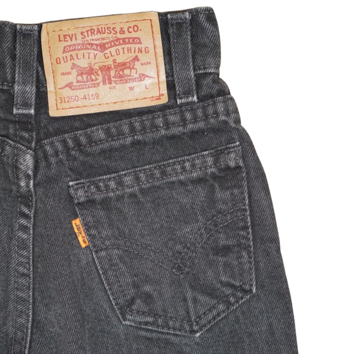 Vintage Levi's Jeans Washed Black Orange Tab 6X
