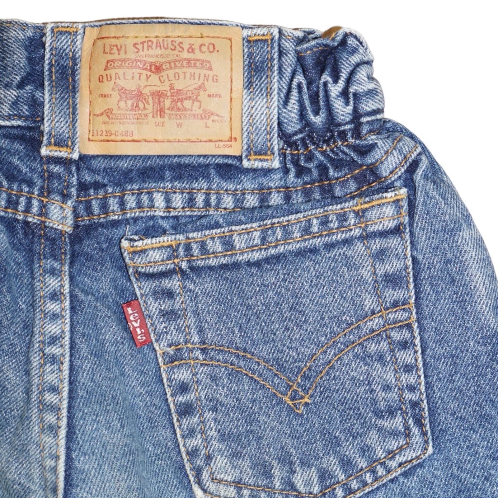 Vintage Levi s Cinched Waist Jeans 5 7Y La Gentile Store
