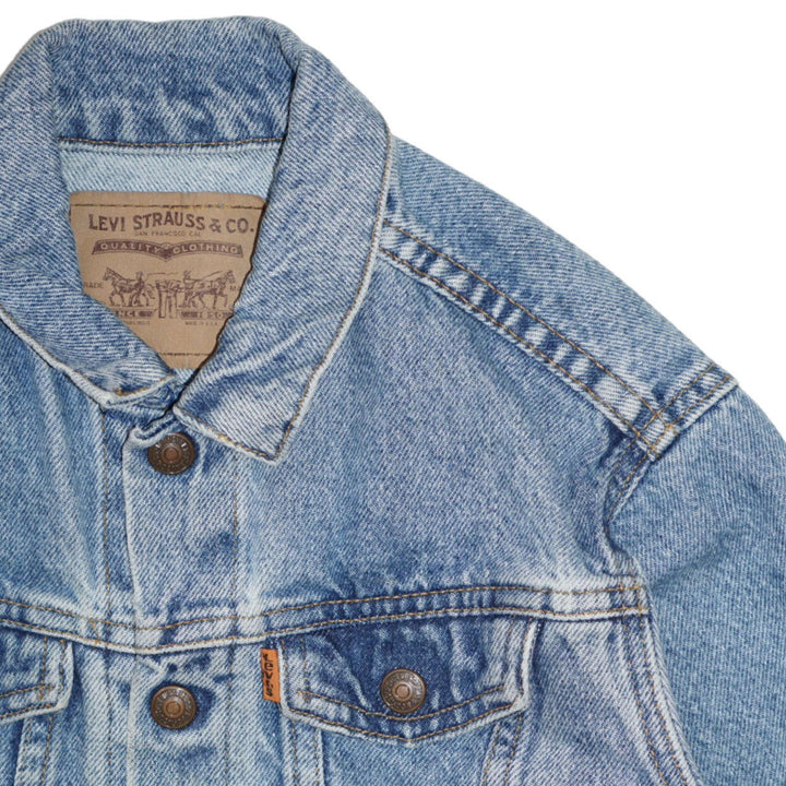 Vintage Levi's Jean Jacket 4T Orange Tab - La Gentile Store