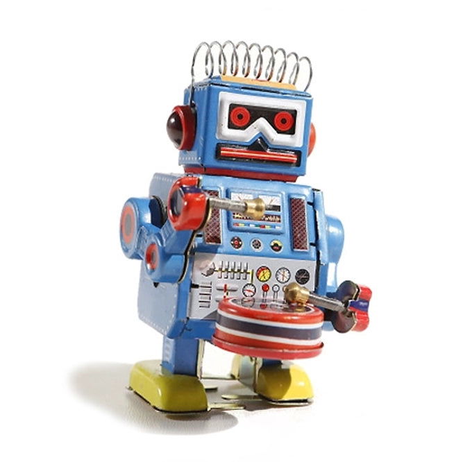 Wind-Up Robot Drummer - La Gentile Store