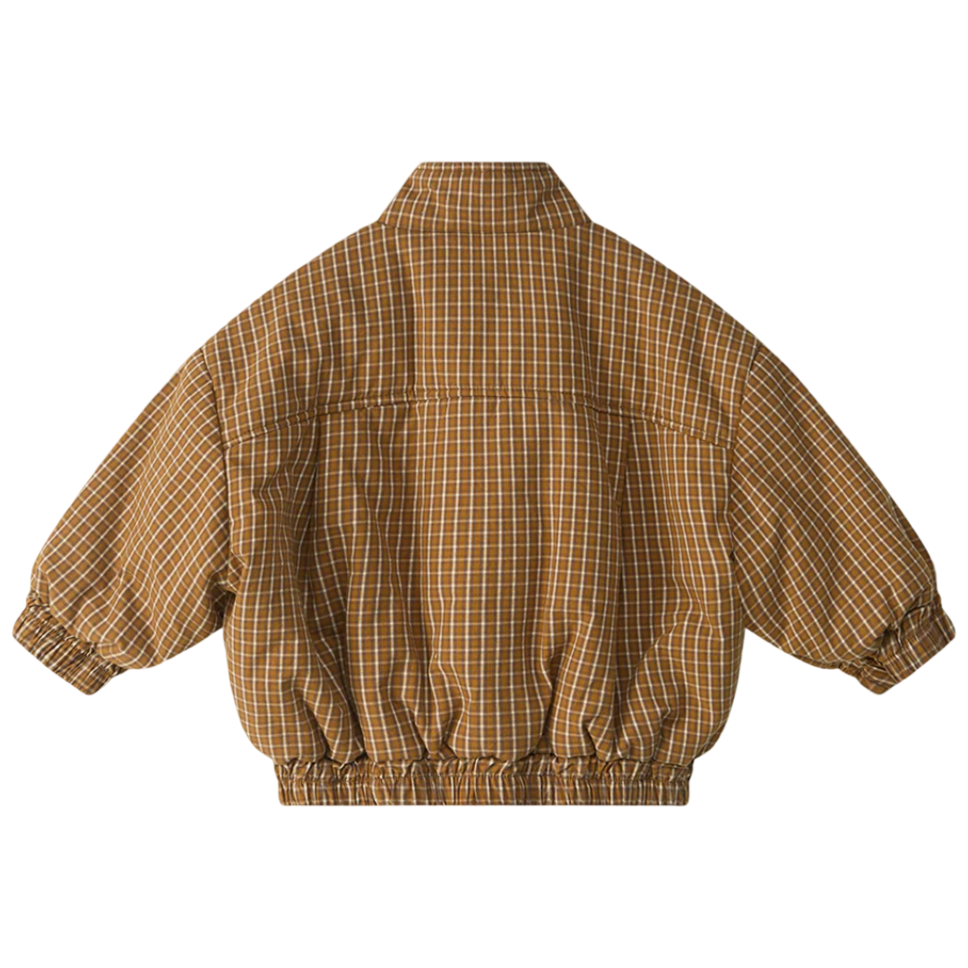 Ziggy Zaza Juno Bomber Jacket Maple Check