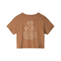 Ziggy Zaza We Are Part of Nature Tee Caramel