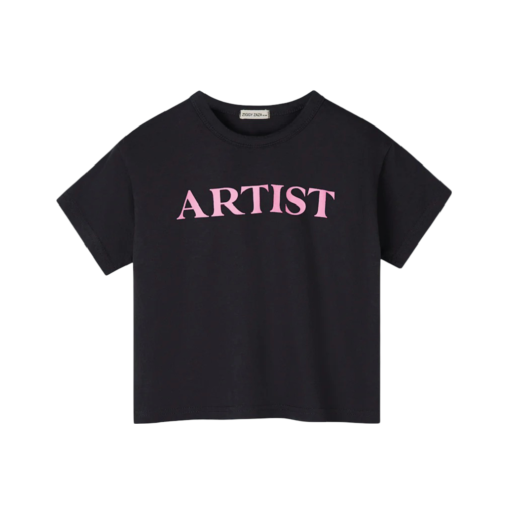 ziggyzaza 半袖 2-3y ZiggyZazaLaGentileStoreArtistT