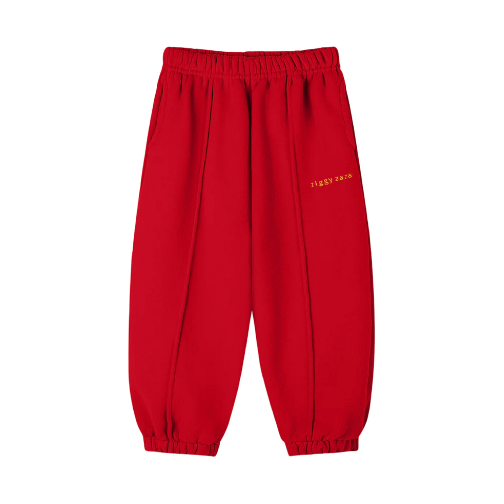 Ziggy Zaza Rocky Trackpant Racer Red - Red Ziggy Zaza Sweatpants