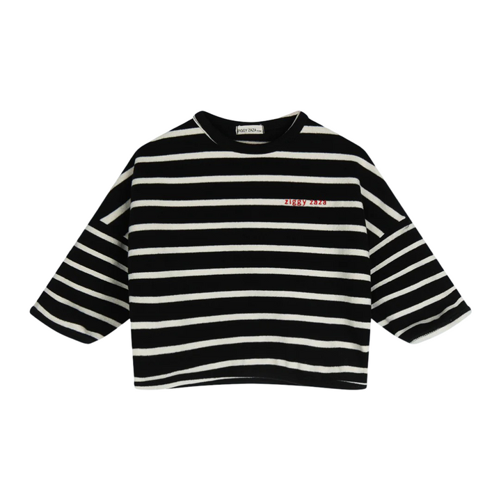 Ziggy Zaza Row Row Pullover Jet Stripe