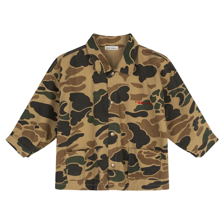 Ziggy Zaza Troop Drill Jacket Dune Camo