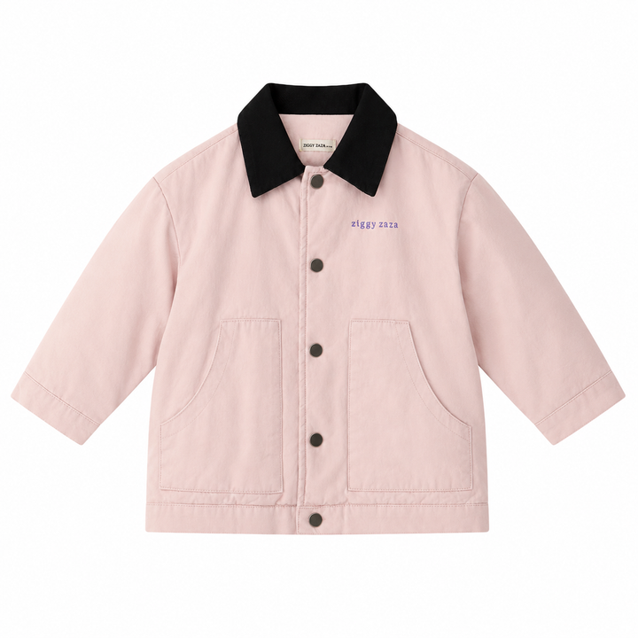 Ziggy Zaza Kaze De Kat Padded Coat Peony Pink