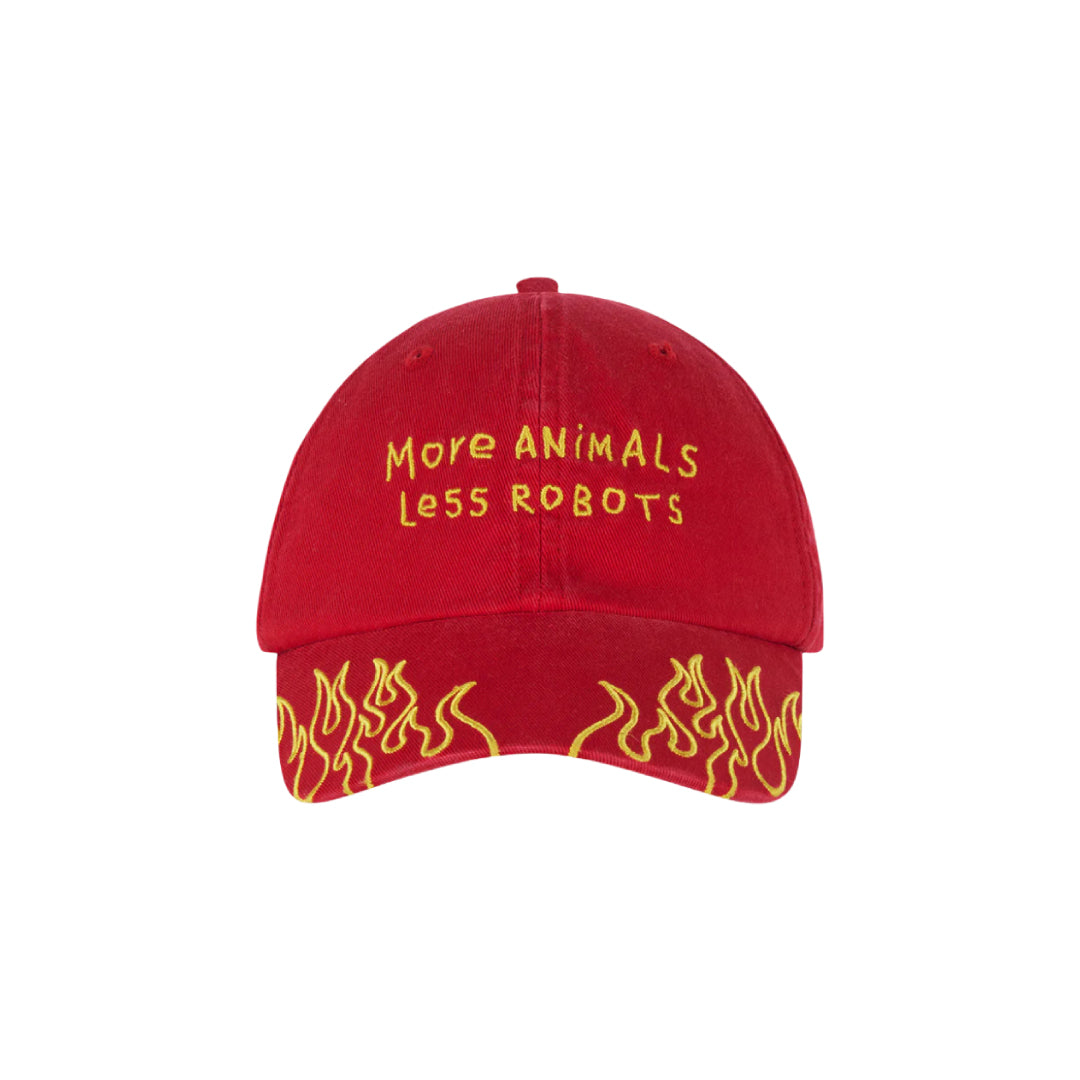 Ziggy Zaza Flame Cap Racer Red