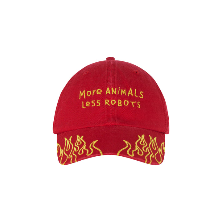 Ziggy Zaza Flame Cap Racer Red