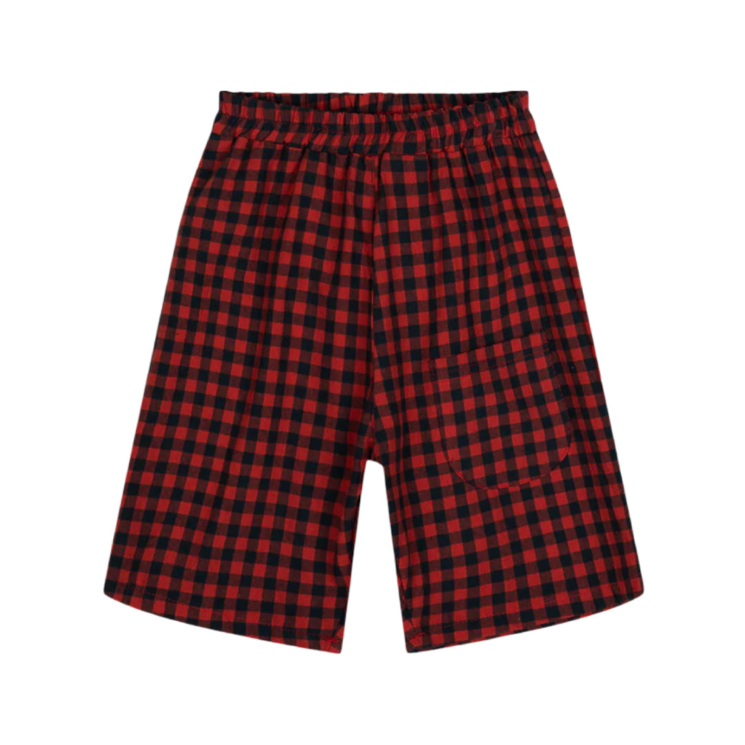 Ziggy Zaza Neko Gingham Short Tomato