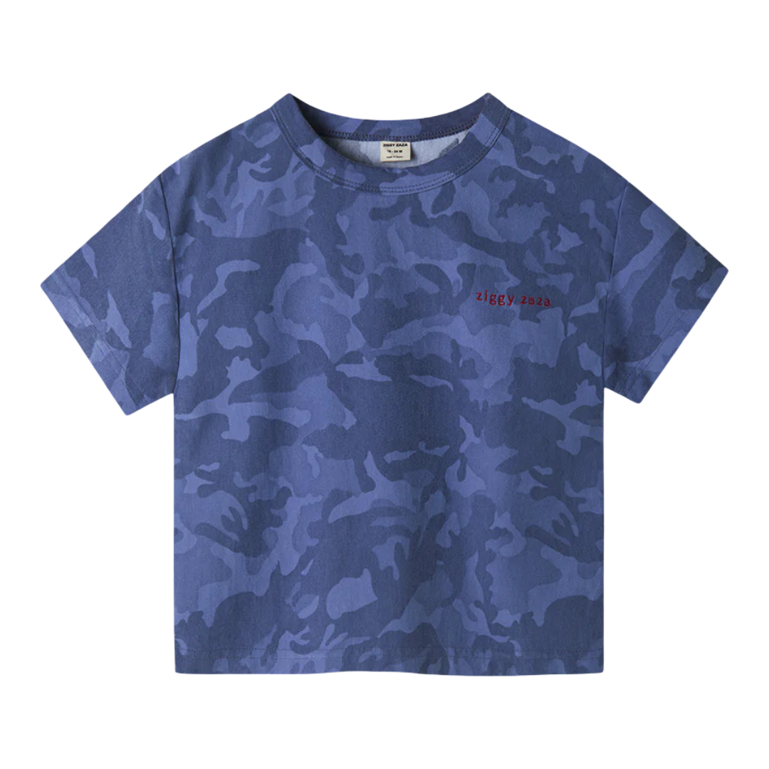 Ziggy Zaza Troop Camo Tee Blue