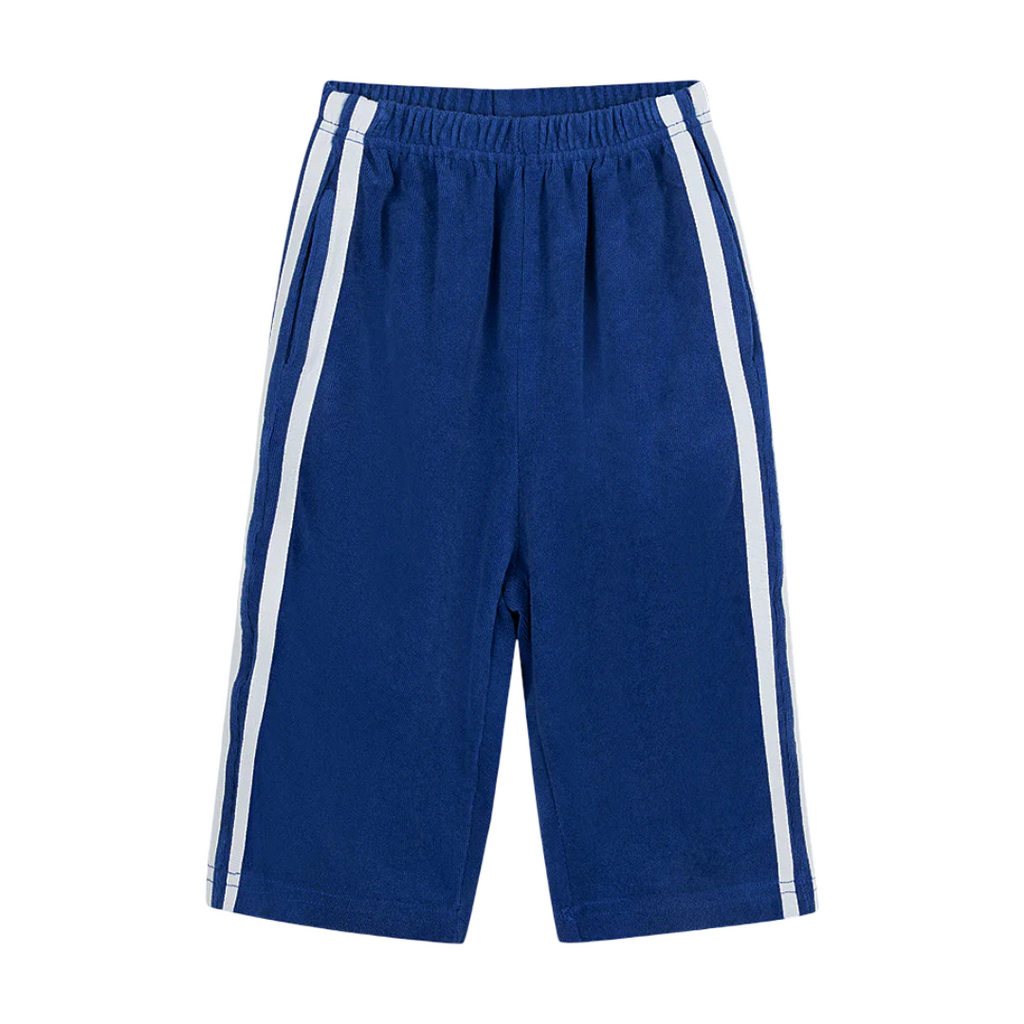 ボトムス・スパッツ ziggy zaza / twin stripe terry pant 3-4y Ziggy Zaza Twin Stripe Terry Pant Blue – La Gentile Store