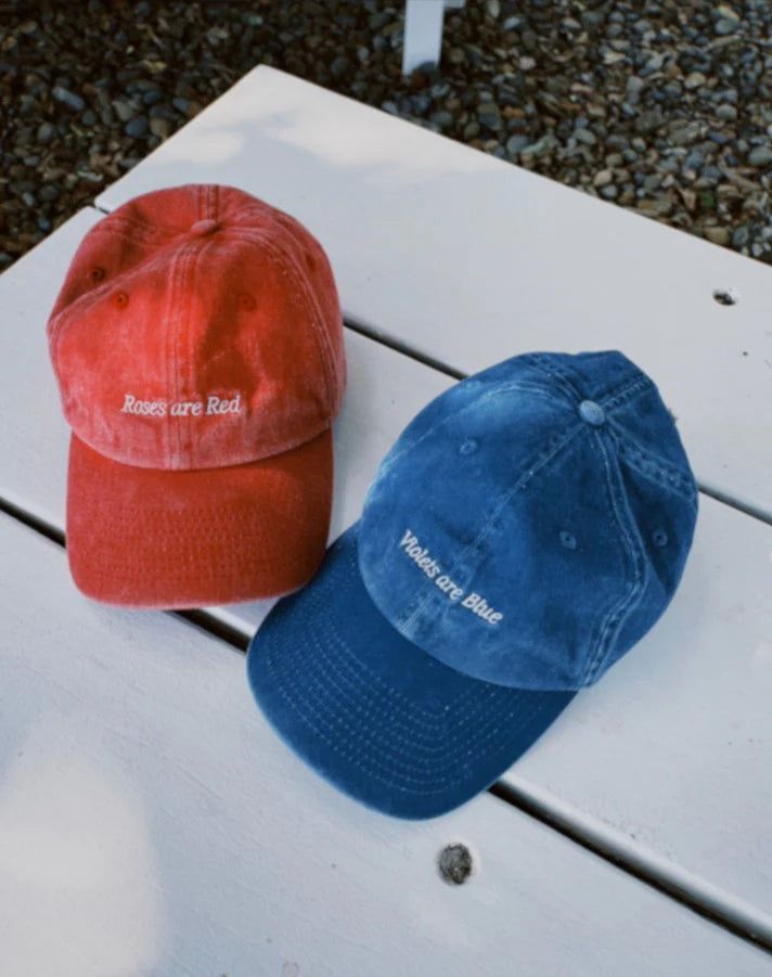 Ziggy Zaza Violets Are Blue Cap Washed Blue – La Gentile Store