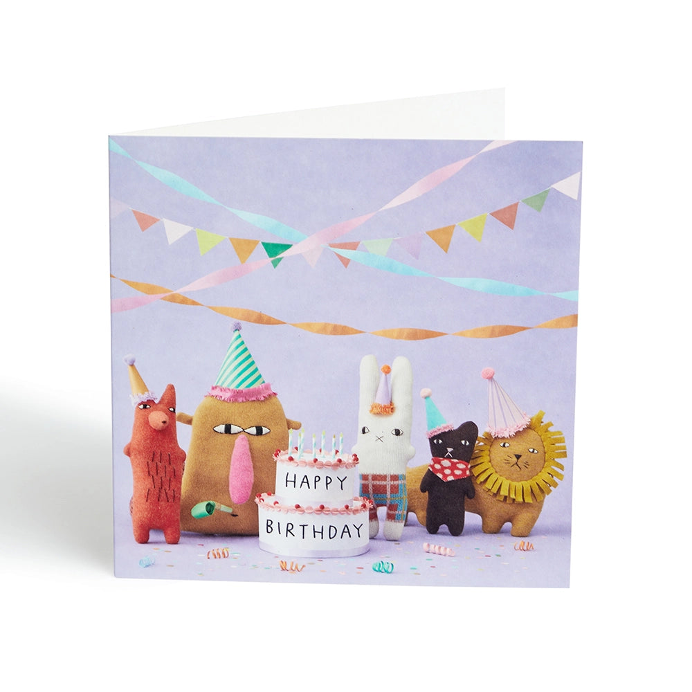 Donna Wilson Creature Family Birthday Card