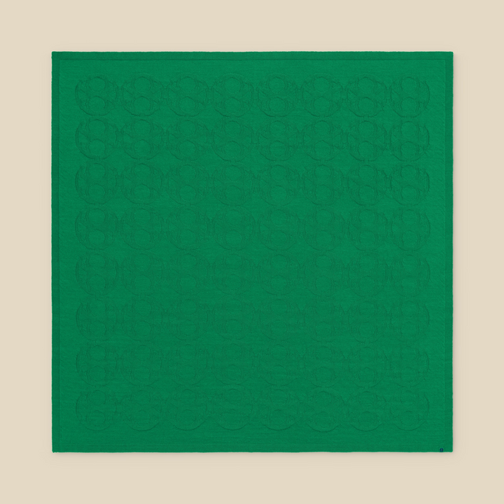 Boo Studio Wool Baby Blanket Peas