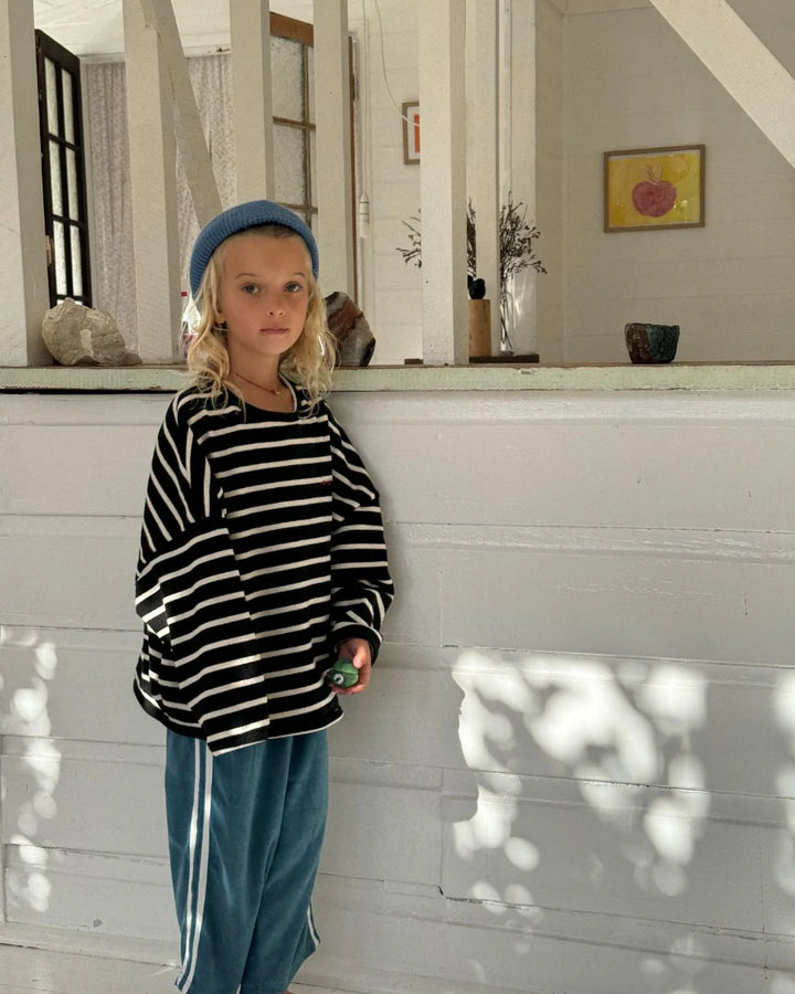 Ziggy Zaza Row Row Pullover Jet Stripe