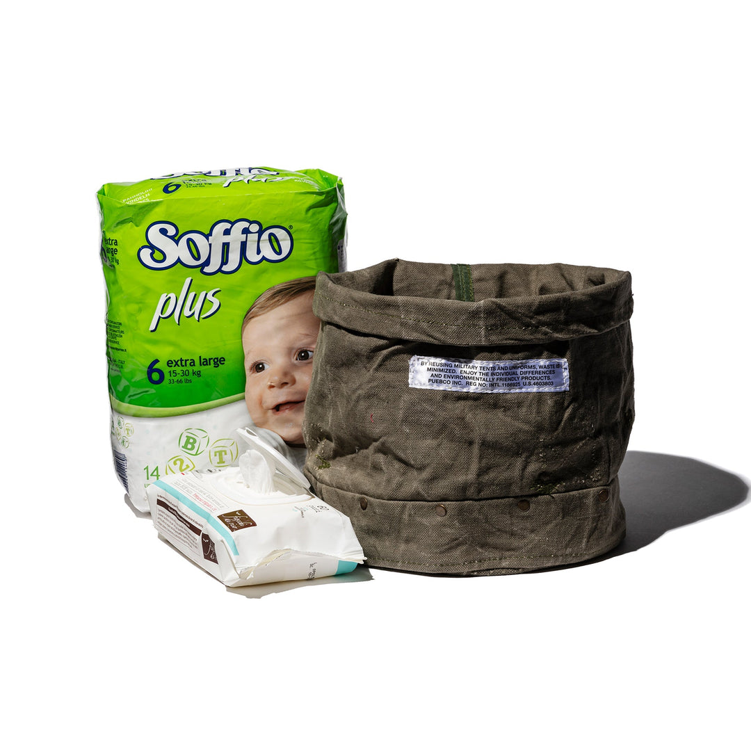 Canvas Rivet Storage Bag Large