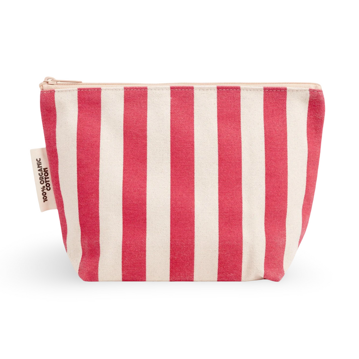Dr Max's Organic Cotton Zipper Pouch Pink