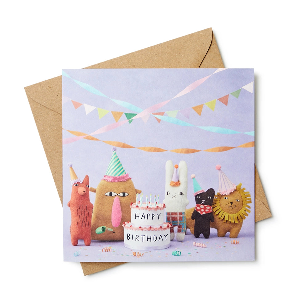 Donna Wilson Creature Family Birthday Card