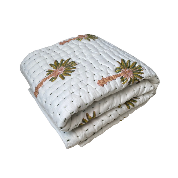 Cotton Baby Blanket Original Palm