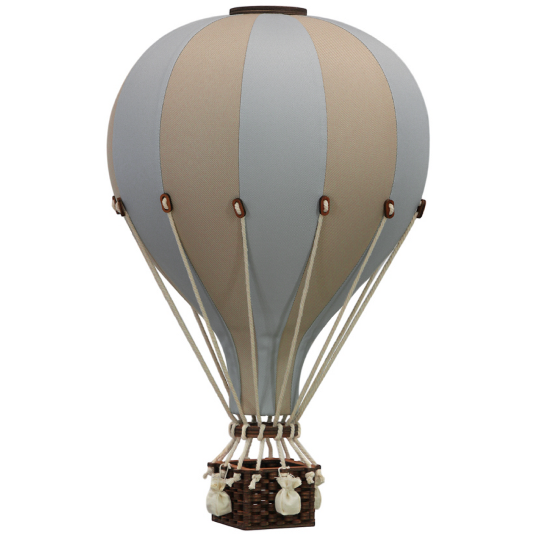 Super Balloon Air Balloon beige/light-blue Large - La Gentile Store