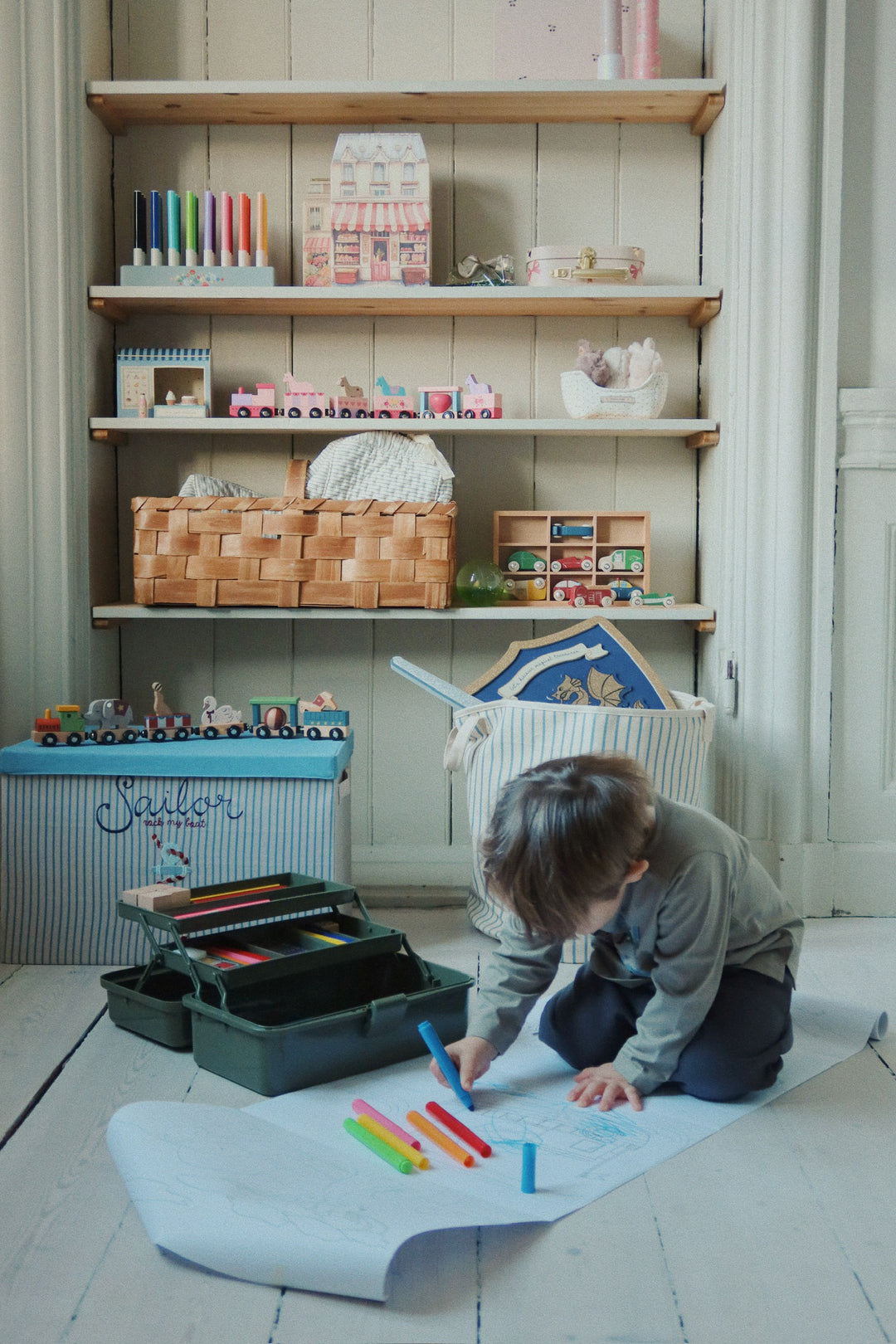 Konges Sløjd Creative Art Caddy Olivine