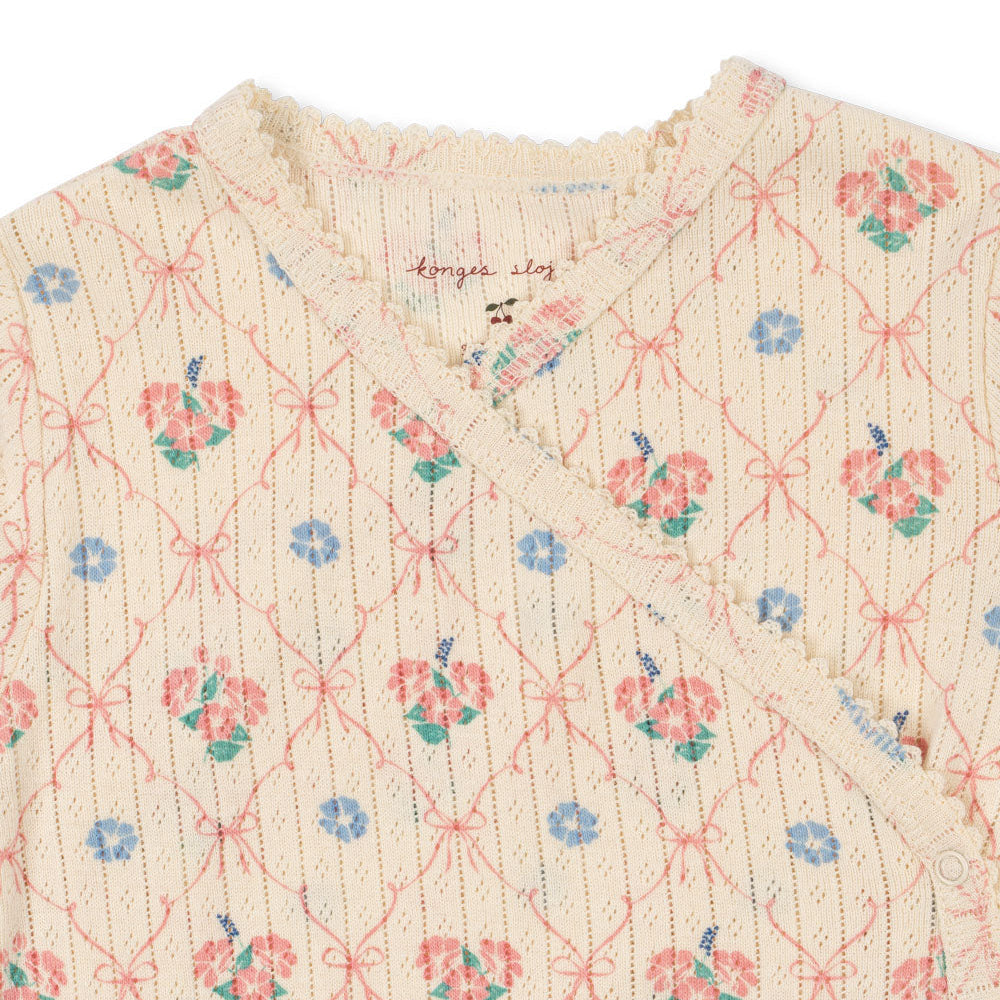 Konges Sløjd Minnie Newborn Onesie Fleur Decor