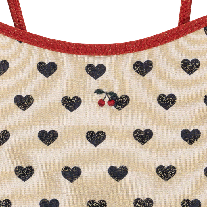 Konges Sløjd Manon Glitter Hearts Swimsuit