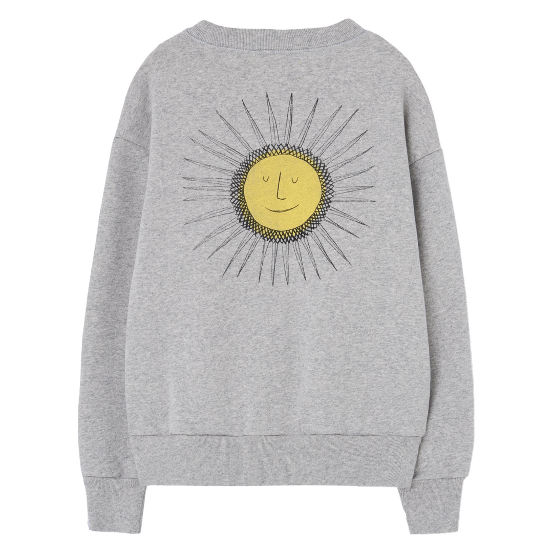 The Animals Observatory Bear Kids Sweatshirt Grey Heather