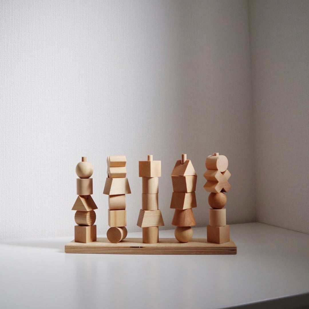 Wooden Stacking Toy Natural