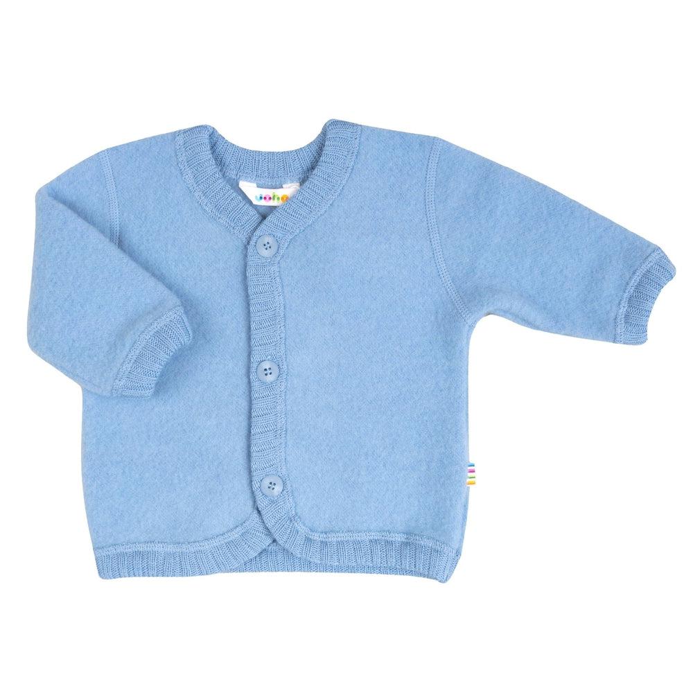 Joha Cardigan Wool Fleece Allure Blue