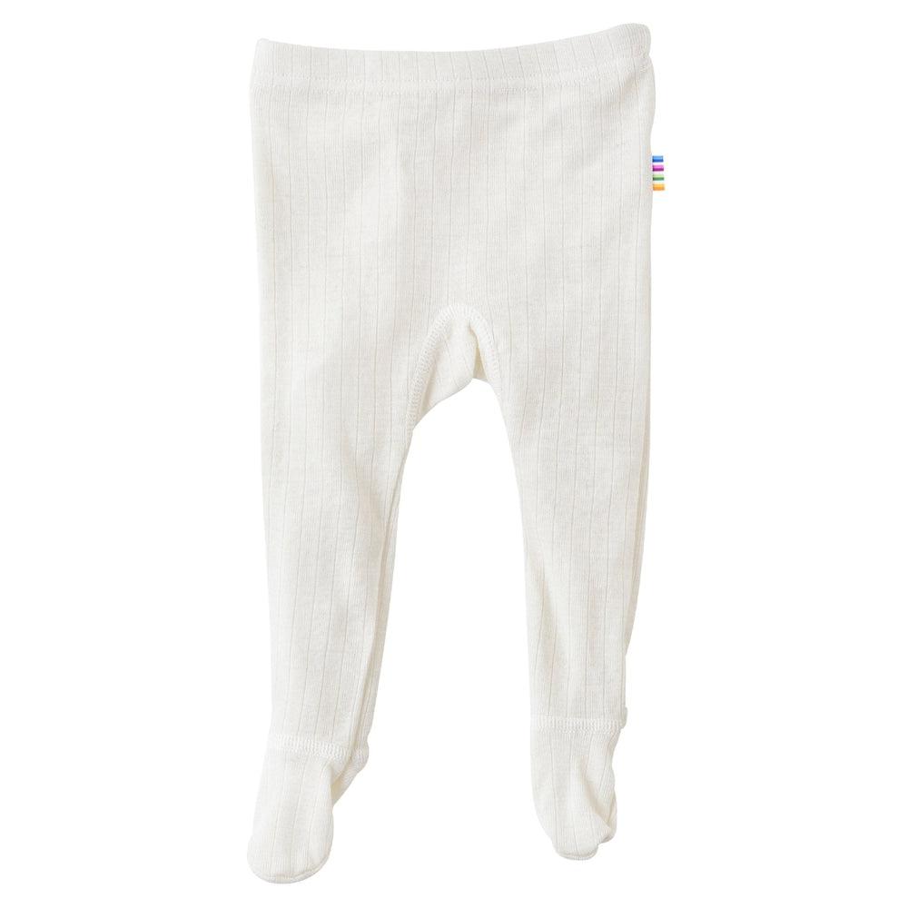 Joha Footed Baby Pants Wool Natural