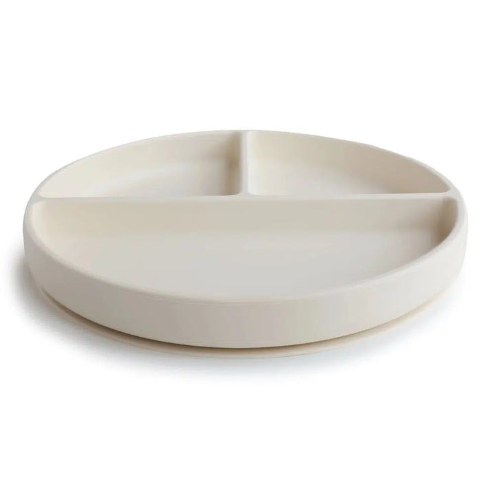Mushie Silicone Plate Ivory